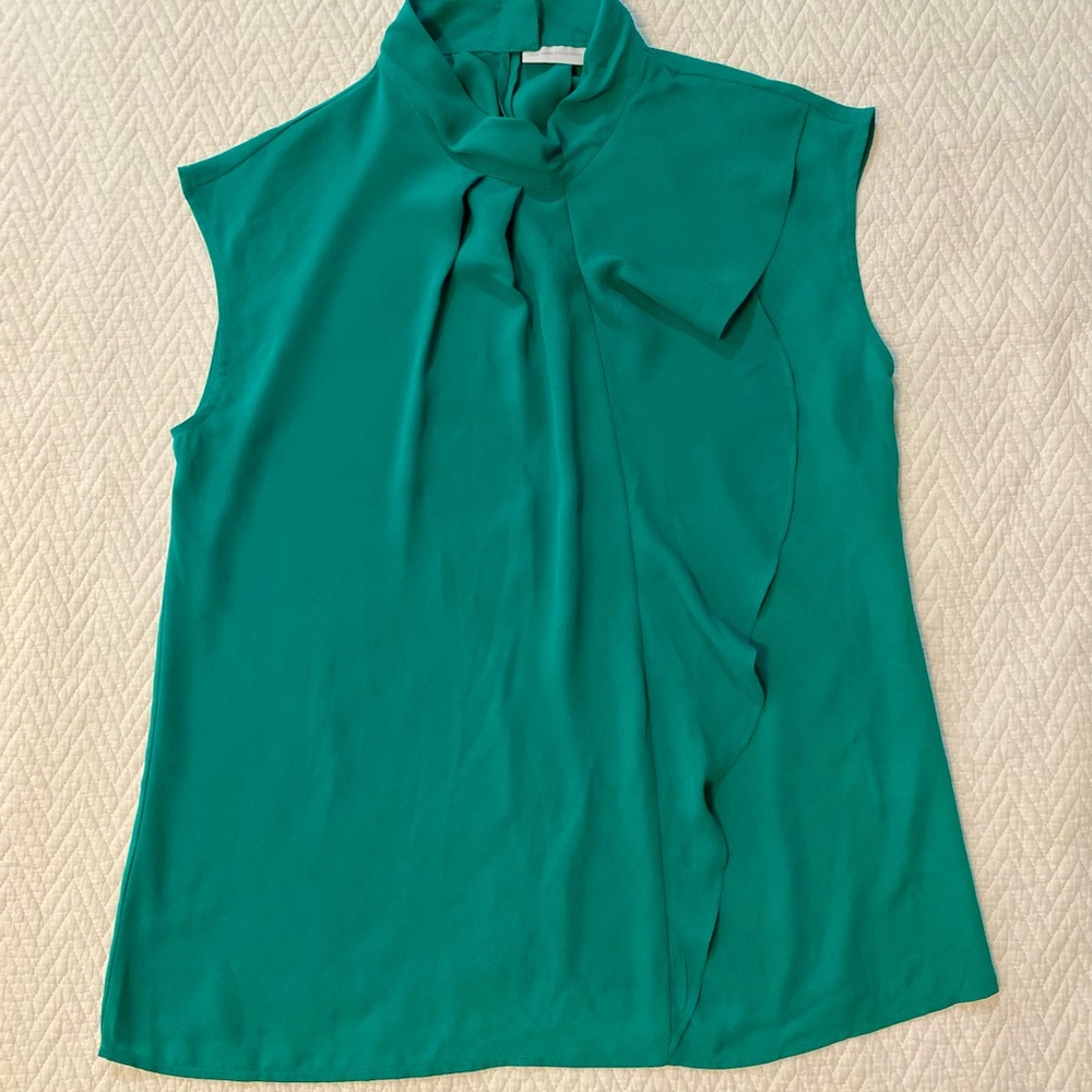 Emerald Green Sleeveless Women's Top
